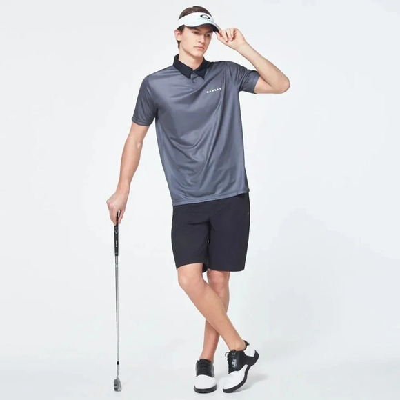 Oakley Camo Back Evo Golf Short Sleeve Polo Shirt Size Small - Picture 1 of 12